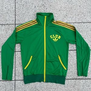 Adidas Originals Club Track Jacket Full Zip Medium Vintage Rare Sample Unisex